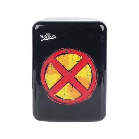 X-Men 4L 6-Can Mini Fridge Black