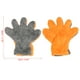 thumbnail image 2 of Guantes de lavado de coche Unique Bargains de Microfibra Naranja Gris, 2 of 7