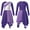 Lavender, variant on iiniim Kids Girls Long Sleeve Lyrical Performance Asymmetrical Dance Dress Lavender 4