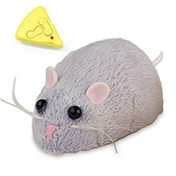 AAOMASSR Mini Remote Control Rat Fake Mouse Prank Toy with Cheese