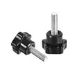 thumbnail image 3 of Clamping Handle Screw Knobs Handle M8 x 25mm Threaded Star-Shape 2 pcs, 3 of 3
