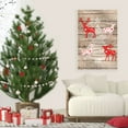 thumbnail image 3 of Awkward Styles Christmas Wall Art Metal Print Christmas Deers Home Decor, 3 of 5