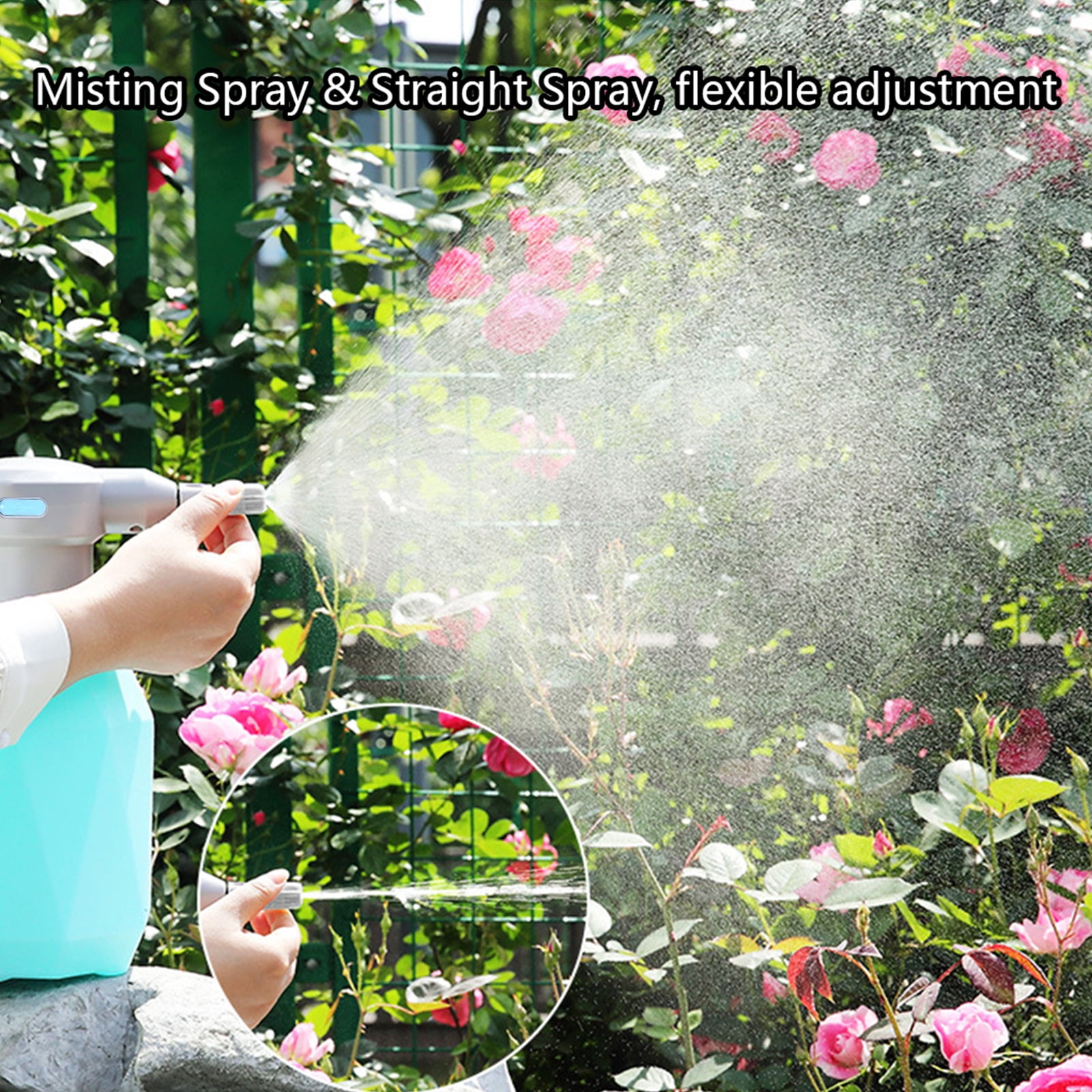JZROCKER Electric Watering Can Gardening Flower Watering Sprayer Automatic USB Rechargeable Bottle Plant Can