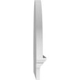thumbnail image 4 of Ekena Millwork 32"W x 22-3/4"H x 2-3/4"P Half Round Smooth Architectural Grade PVC Combination Pediment, 4 of 7