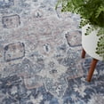 thumbnail image 3 of Nourison Home Machine Washable Series 1 Persian Ivory Navy 4' x 6' Area Rug (4x6), 3 of 10
