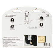 Brinks Solid Brass 40mm Keyed Padlock with 2 1/2in Shackle, 4 pack