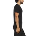 thumbnail image 3 of Woolveirno - Men's Microweight Merino Wool V-Neck T-Shirt - Ash Gray - Medium, 3 of 8
