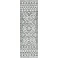 thumbnail image 6 of Hauteloom Adan Recycled Material Living Room, Bedroom Area Rug - Bohemian, Transitional - Light Gray, Light Slate, White - 6' x 9', 6 of 8