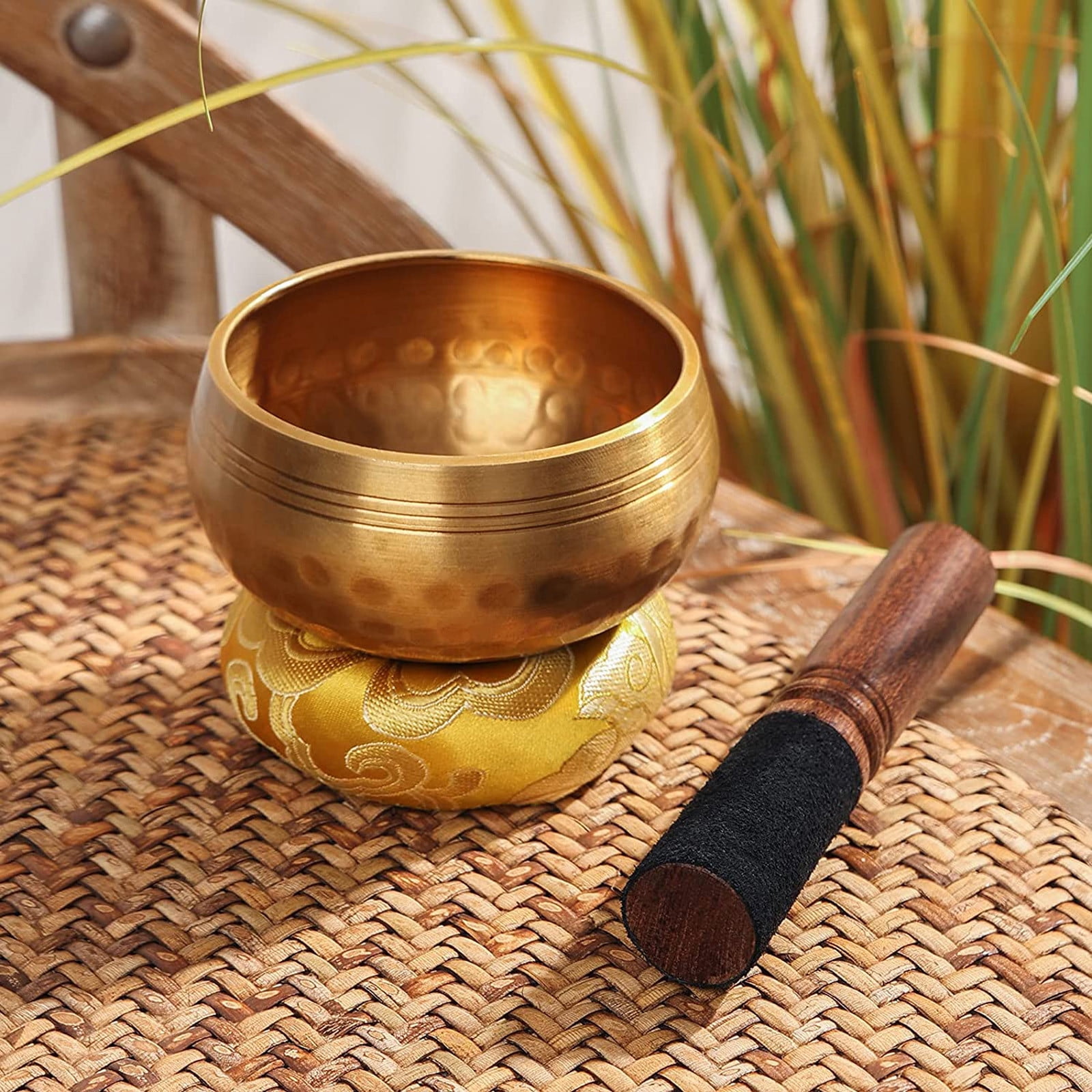 Tibetan Singing Bowl Set Chakras Healing & Meditation Yoga Sound Bowl
