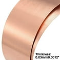 thumbnail image 6 of 3X Copper Sheet Roll, Metal Foil Plate 1000mm x 100mm x 0.03mm, 6 of 7