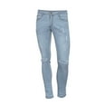 thumbnail image 1 of Mens Skinny Stretch Denim Pants Distressed Ripped Freyed Slim Fit Jeans Trousers, 1 of 9
