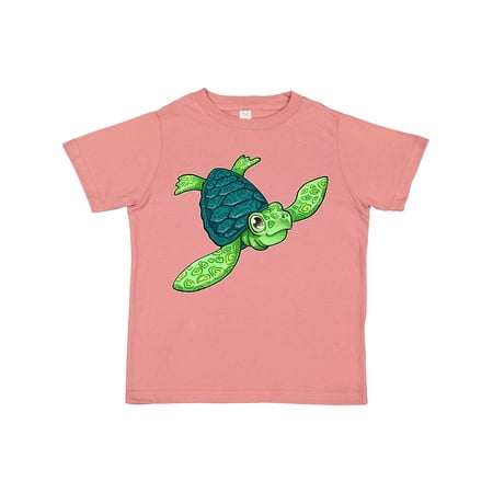 

Inktastic Sea Turtle with Swirls Gift Toddler Boy or Toddler Girl T-Shirt