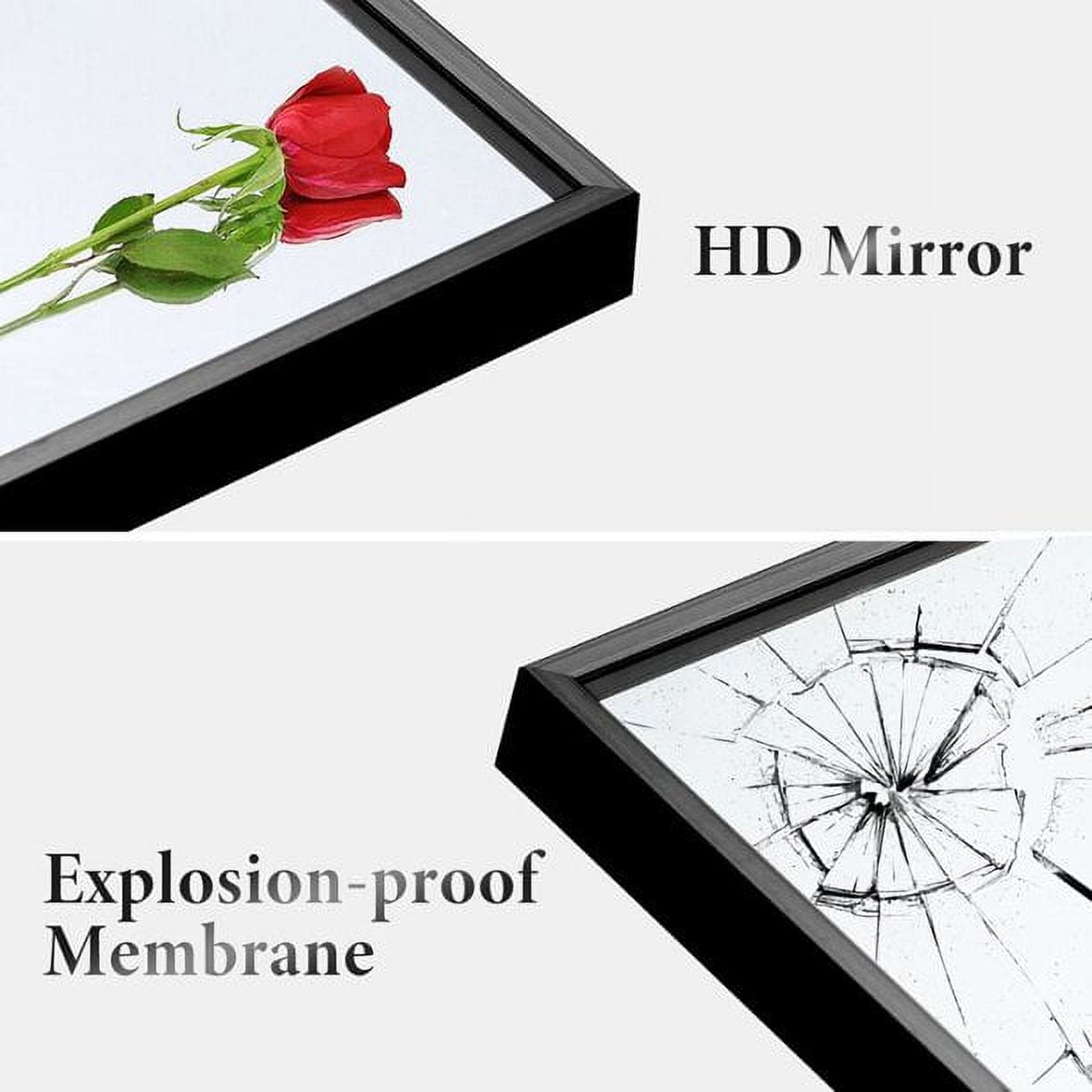 0.9 " x 71 " Black Modern simplicity Modern simplicity Floor Mirror 1
