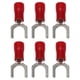 thumbnail image 3 of Conectores 100 Piezas Terminales De Horquilla Aislados Cobre PVC Tipo U Conector De Cable Terminal De Engarzado Eléctrico 16-14AWG, 3 of 7