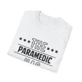 thumbnail image 4 of Funny The Paramedic Has Retired Grandpa Senior Worker Gag Novelty Paramedic Retirement Work Women Men Pun Unisex Softstyle T-Shirt, 4 of 4