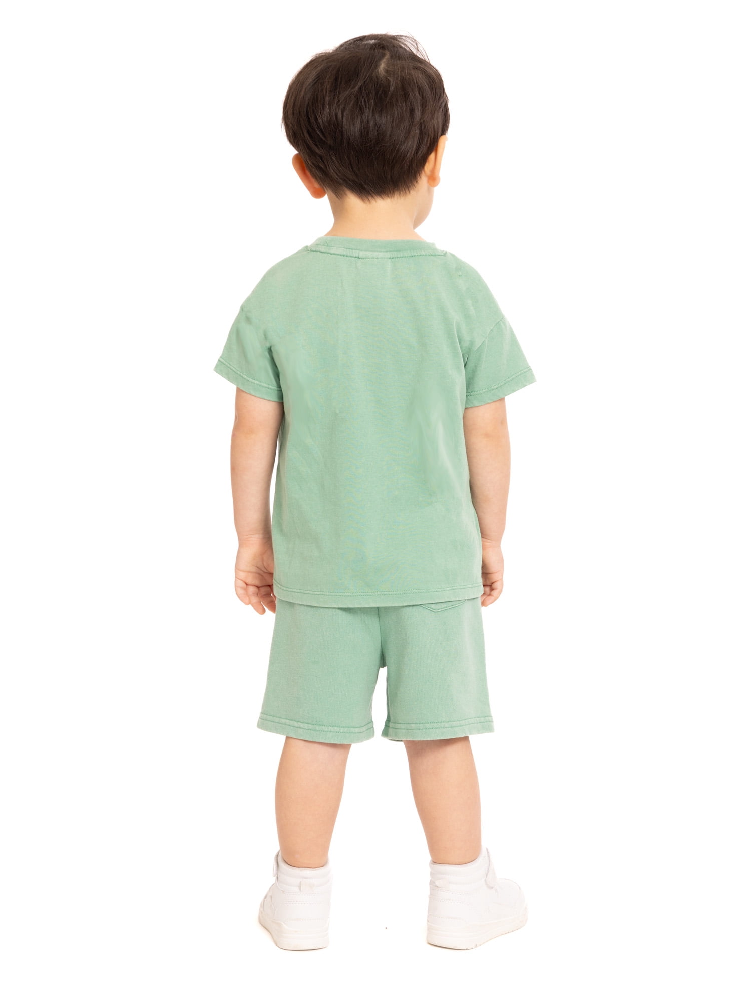 Teenage Mutant Ninja Turtles Baby and Toddler Boy Short Sleeve Graphic Tee and Matching Shorts Set, 2-Piece, Sizes 0/3M-5T