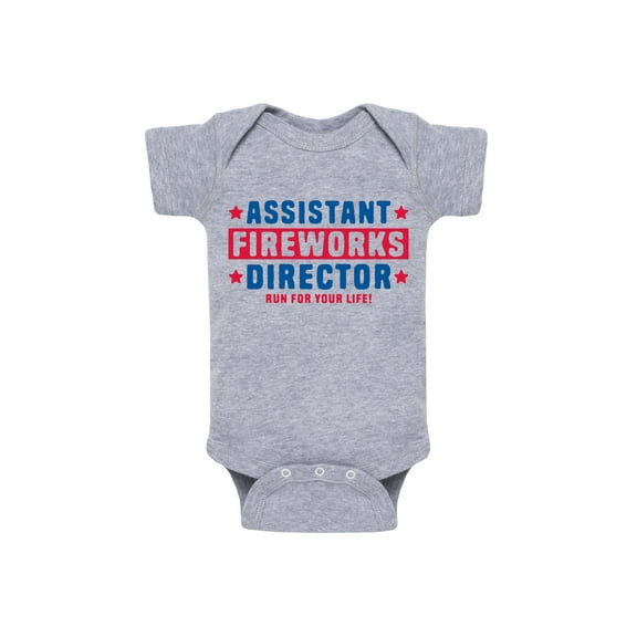 Instant Message - Assistant Fireworks Director - Infant Baby One Piece