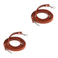 thumbnail image 4 of Correa de cuero ajustable Minnieouse para bolso de hombro color Rojo 2piezas Ocre Plata, 4 of 6