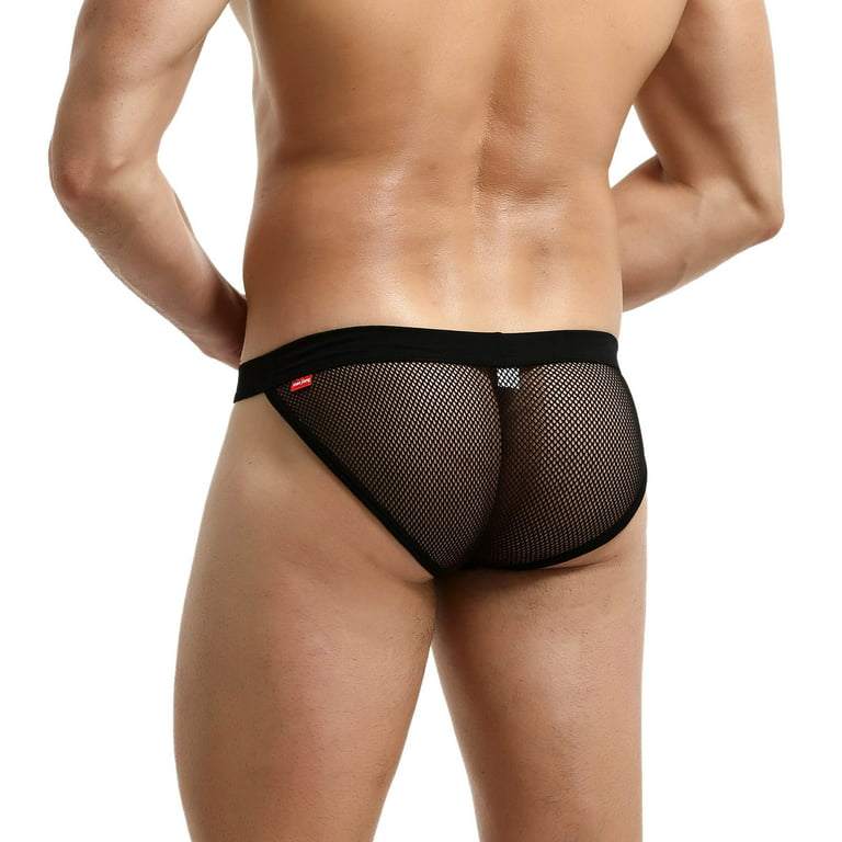 Baocc Mens Thong Mens T-Back Thongs Sexy Low Rise G-String Briefs Bulge  Pouch Underwear Mens Underwear Khaki S 