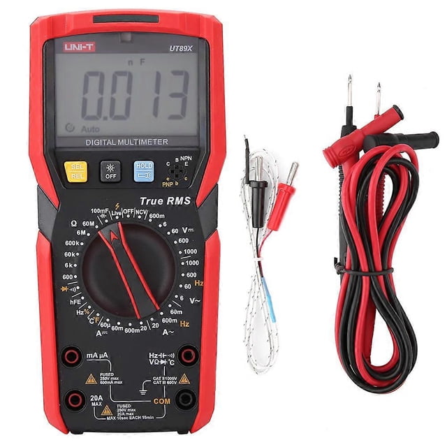 Multimètre numérique de mesure UNi T UT89X NVC avec test de température