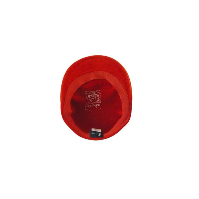 Kangol Men's Classic Wool 504 Cap, Our Most Iconic Shape, Red (Large)