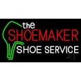thumbnail image 1 of The Shoe Maker Shoe Service LED Neon Sign 20 x 37 - inches, Black Square Cut Acrylic Backing, with Dimmer - Bright and Premium built indoor LED Neon Sign for store interior Décor, Storefront., 1 of 7