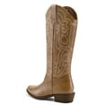 thumbnail image 2 of Pennysue Cowboy Boots For Women Light Brown Knee High Western Cowgirl Boots Snip Toe Side Zipper Chunky Heel Size 6, 2 of 6
