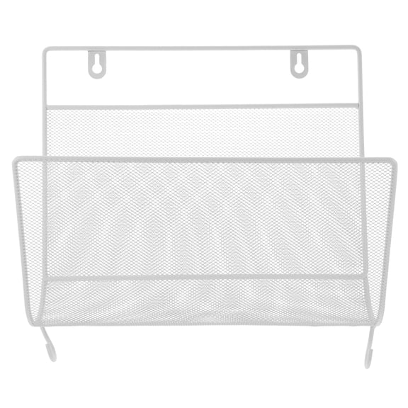 Wall Mounted Metal Magazine and Newspaper Holder Rack File Organizer