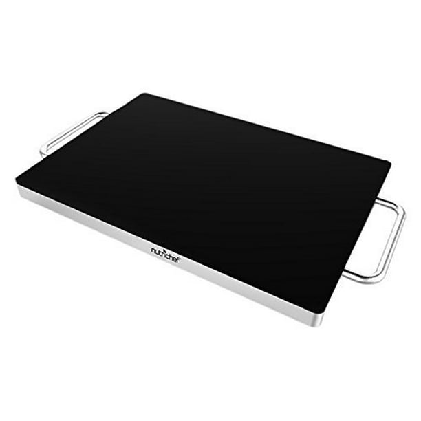 NutriChef Stainless Warming Hot Plate - Keep Food Warm w/ Portable Electric  Food Tray Dish Warmer w/ Black Glass Top, For Restaurant, Parties, Buffet  Serving, Table or Countertop Use - AZPKWTR30 - Walmart.com