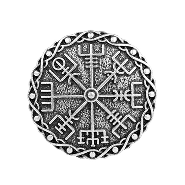 Broche de escudo jinwen Broche nórdico vikingo vintage