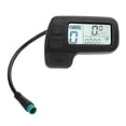 thumbnail image 1 of Electric Bicycle LCD Display Waterproof Connector Data Display Meter 24V 36V 48V Universal for Electric Bike, 1 of 9