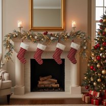 xaoyunyn Elegant Christmas Ornament for Doorways Walls Fireplaces and More Stable Plastic with Festive Easy Installation for Indoor and Outdoor Holiday Décor