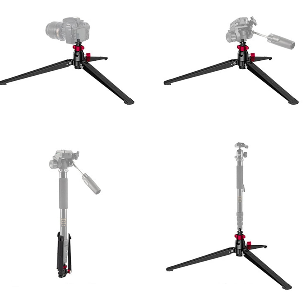 Solid Aluminum Alloy Table Tripod Base Table Top Tripod For Cameras Stability