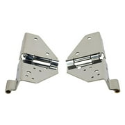 UPC 812421020068 product image for Kentrol Windshield Hinge Set with Mirror Holes, Stainless Steel 1976-1995 Jeep C | upcitemdb.com