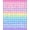 Rainbow Pastel, Pattern 1, variant on ODIKA 8'x10' Washable Area Rug Playroom Sparkle Unicorn Checkered Gradient Para Purple for Dining Room, Large Office, Lounge, Non-Slip Chair-Friendly Mat