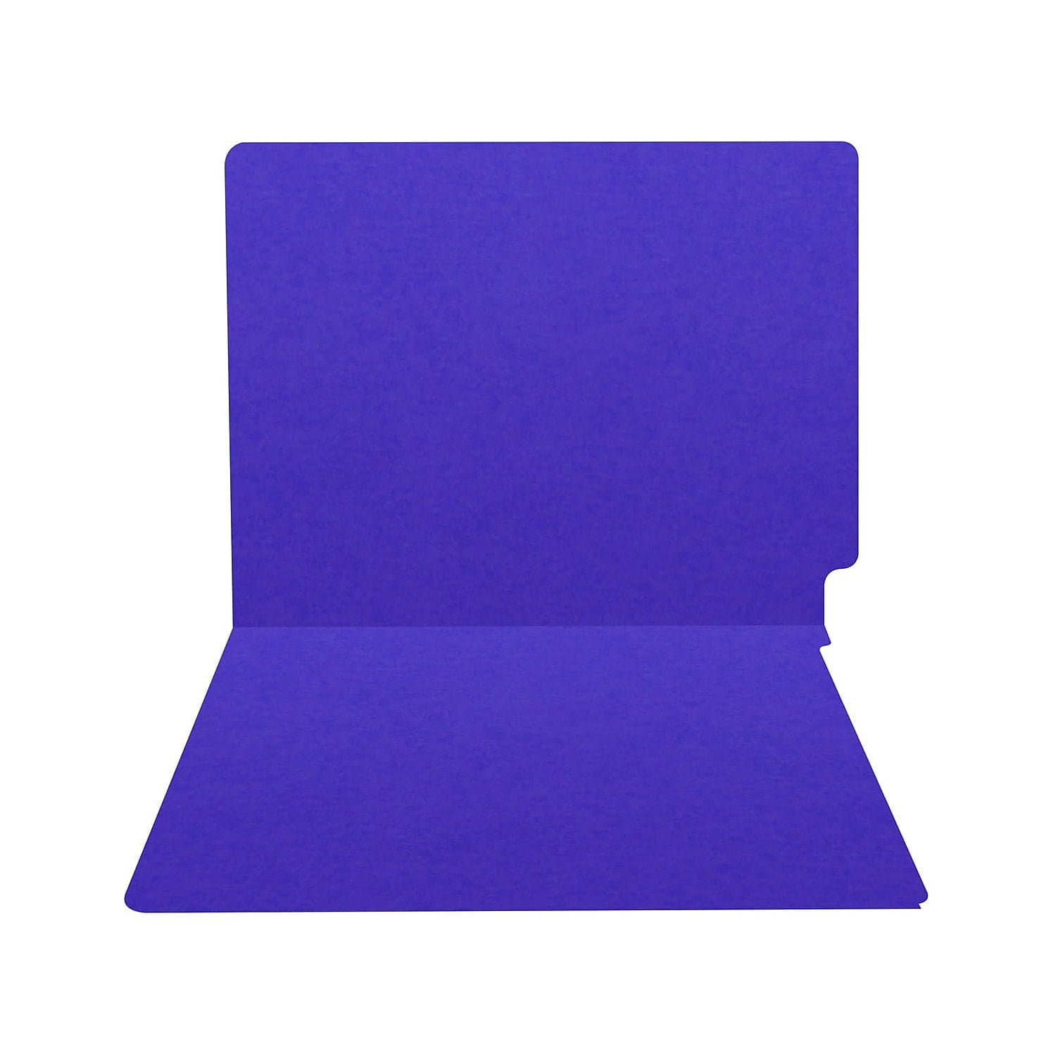 Medical Arts Press Heavy-Duty End Tab File Folder Straight Cut Letter-Size Purple 40/Box