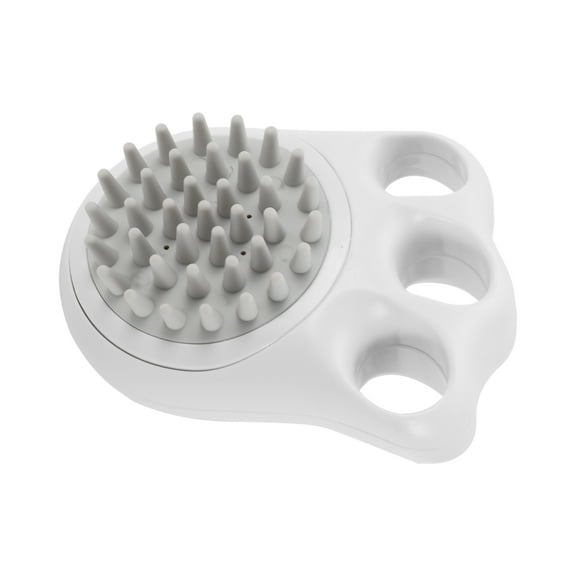 Unique Bargains 1 Pc Durable Claw Shape Pet Grooming Bath for Dog for Cat 4.25"x3.35"x1.78" White