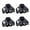 Black, variant on Travelwant 4Pcs Large Grip Octopus Clip No Slip Spider Hair Clips Octopus Jaw Hair Clips for Thick Long Hair Women Girls