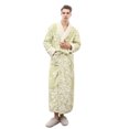 thumbnail image 2 of Kiplyki Fall Home Trends Women's Pajama Unisex Winter Lengthened Coralline Plush Shawl Bathrobe Long Sleeved Robe Coat, 2 of 8