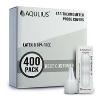 Aqulius 400-Pack Disposable Ear Thermometer Probe Covers, Universal Fit Medical Grade