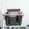 thumbnail image 4 of Wood Baby Swing Seat Indoor Outdoor Swing Toys Baby Swing Chair for Children Salvador Columpio colgante, 4 of 10