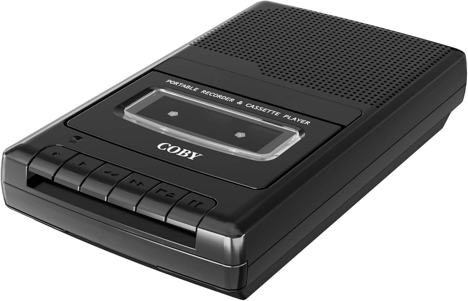 QFX Retro-39BT Shoebox Cassette Player Recorder, Bluetooth