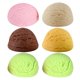 thumbnail image 1 of 6pcs Artificial Ice Cream Scoops Balls Faux Ice Cream Simulation Desserts Model for Shops, 1 of 4