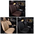 thumbnail image 3 of FlyFlise PU Leather Auto Seat Cover Universal Car Front Seat Car Seat Protector, 3 of 5