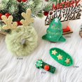 thumbnail image 2 of Lindo Clip De Pelo De Navidad + Cuerda Para La Cabeza + Conjunto De Círculos Para El Cabello Con Cuernos Santa Claus Forma De Árbol De Navidad Accesorios Para El Cabello De Navidad 4 Unids Guardurnaity AP007359-01, 2 of 6