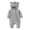 Gray, variant on Odeerbi Newborn Infant Baby Girls Boys Winter Warm Coat Knit Outwear Hooded Jumpsuit