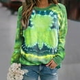 thumbnail image 3 of Guluxicc Plus Size Womens St Patricks Day Tunic Tops Casual Crewneck Long Sleeve Shirts Cute Shamrock Graphic Pullover Sweatshirts, 5XL, 3 of 3