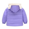 thumbnail image 3 of Generic Jackets for Teen Girls Boys Middle Children Solid Color Ears Cute Pocket Short Cotton Padded Coat for Fashion Casual Cozy Travel Jacket(1-2 Years,PP1), 3 of 8
