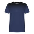 thumbnail image 5 of Men's Gradient Color T-Shirt, Short Sleeve Crewneck, Summer Short Sleeved Round Neck Gradient T-Shirt 2026 Spring Summer Limited-time offer, 5 of 5