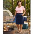 thumbnail image 7 of Turtle Bay New York Women's Pull on Skort in Twill with Elastic Waist and Front Pockets, 7 of 7